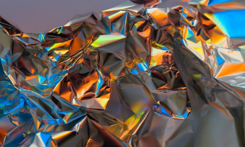 серебристая абстракция